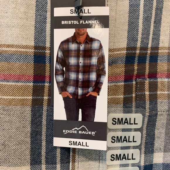 Eddie Bauer Flannel Plaid Shirt - Picture 10 of 14